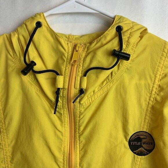 L.L. Bean Womens Yellow Anorak Jacket Size Large - Picture 5 of 9